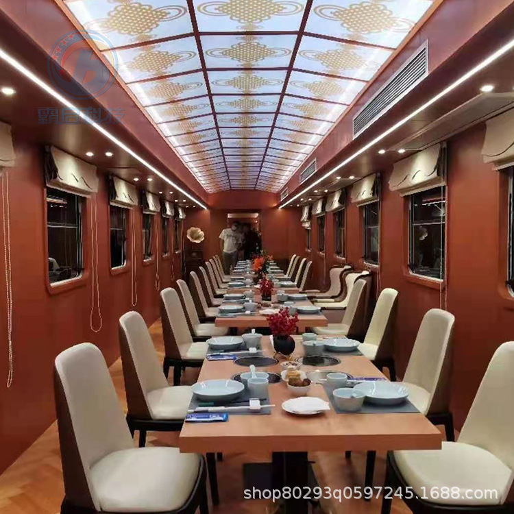 退役复古火车头模型废旧火车餐厅 绿皮火车民宿景区公园商场摆件