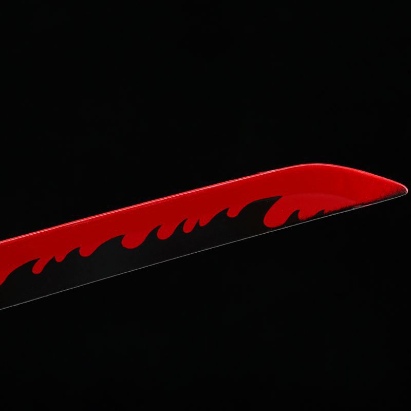 鬼灭之刃刀炼狱杏寿郎cos刀炎柱服火之神神乐刀道木质动漫道具