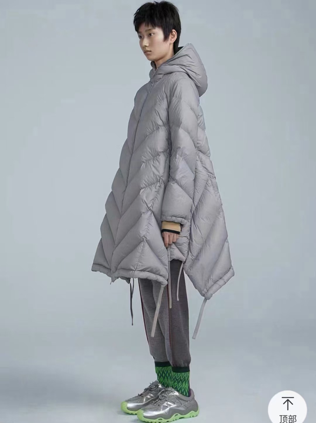 设计师款江南布衣90白鸭绒保暖外套2021冬季新款羽绒服