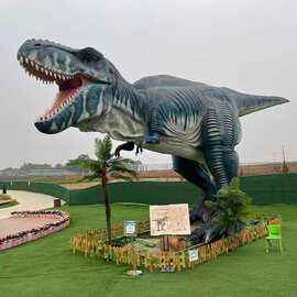 户外大型仿真恐龙动物电动模型雕塑霸王龙主题公园科普展览品