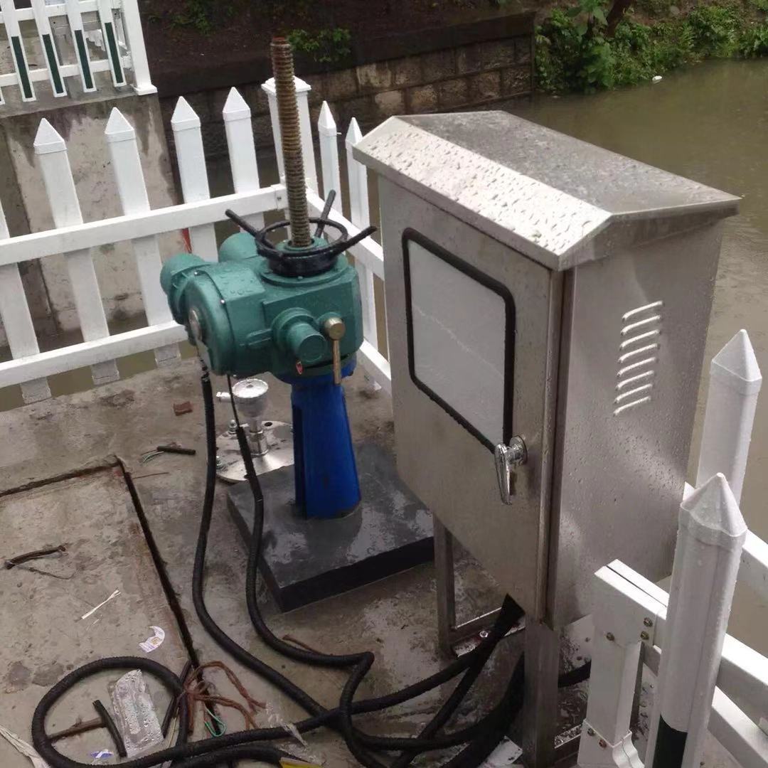 铸铁镶铜方闸门手电两用闸门闸门启闭机