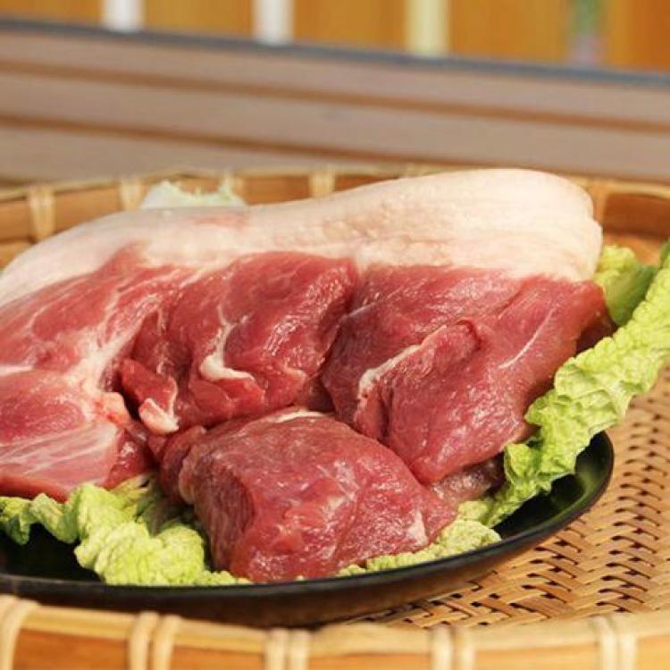 新店沂蒙山散养黑白猪五花肉新鲜宰前腿肉无注水后腿肉肉禽
