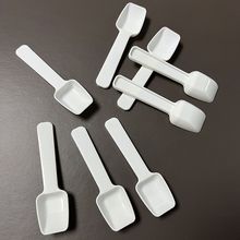 塑料小勺白色小勺子调味勺调料勺子?甜品勺加厚家用店用跨境专供