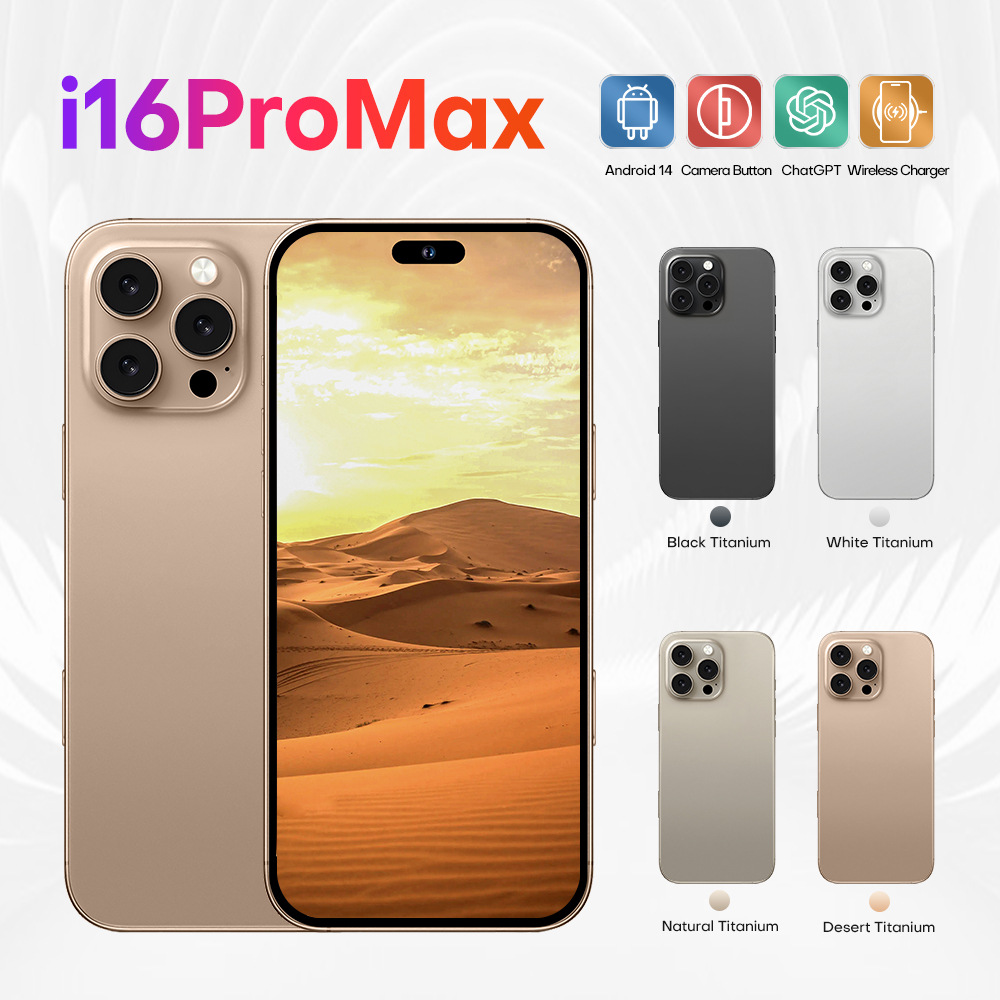 1:1版i16promax新款4G网跨境3+64GB智能手机 6.73寸安卓现货代发