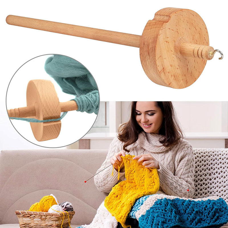 纺锤落梭 毛线纺织打捻工具 手混毛线工具纺锤纺线锤手工diy毛线