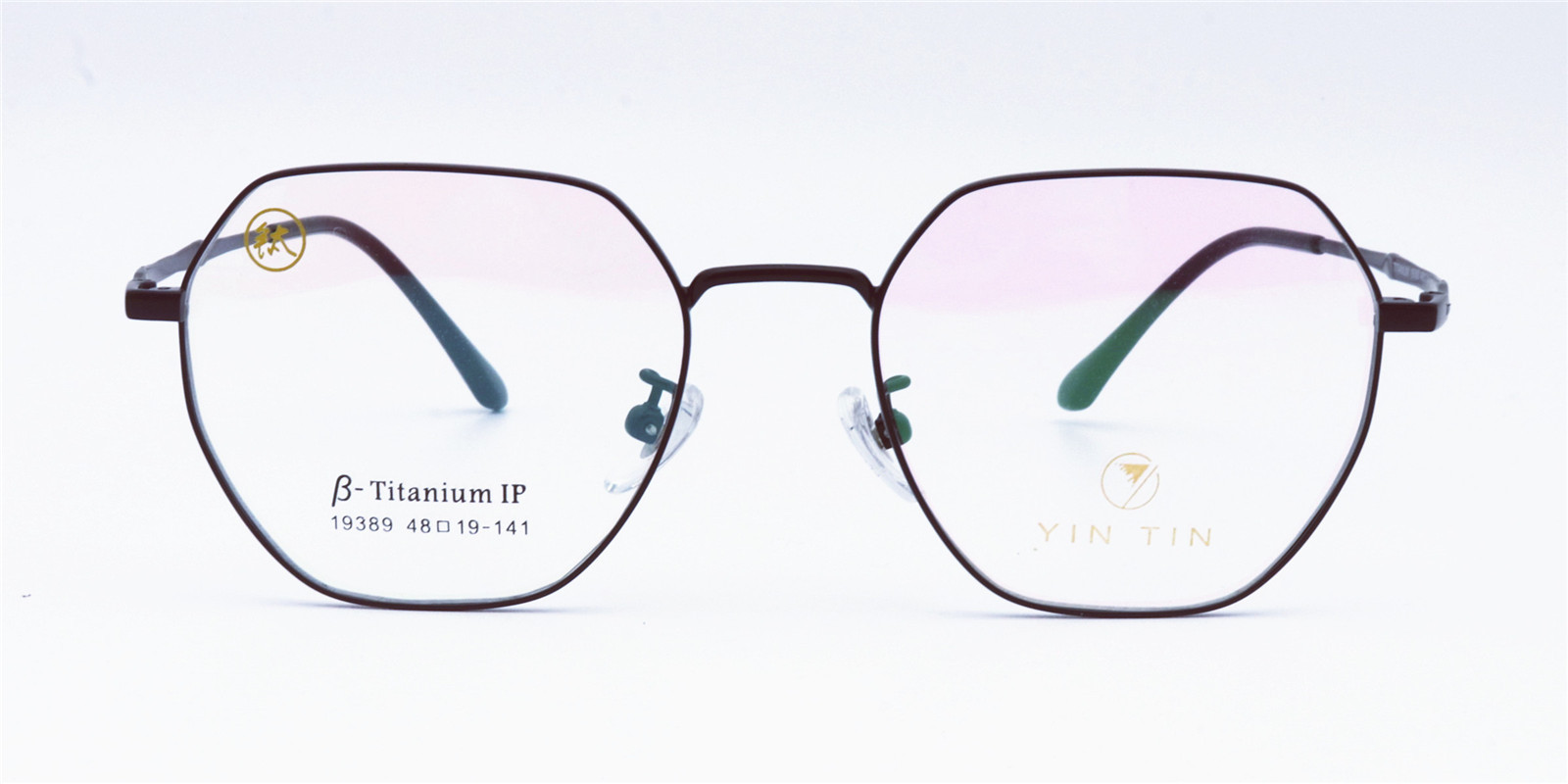 新款β钛配镜多边形平光镜男女小号宽边眼镜框b钛光学眼镜架