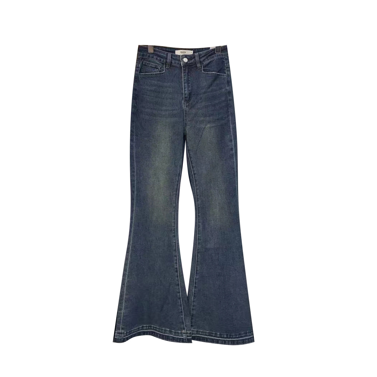 [New Synchronization on Stalls] 9.27 K78087 Jeans Guangzhou Thirteen Lines White Early Autumn New Women's Clothes