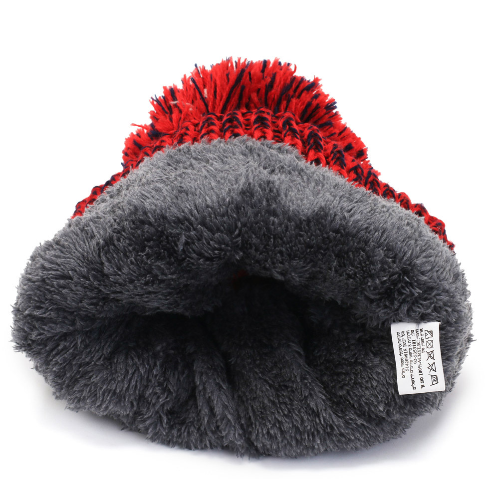 Hat for Women Autumn and Winter New Korean Style Fashion Knitted Hat Fur Ball plus Velvet Warm Outdoor Woolen Cap Wholesale