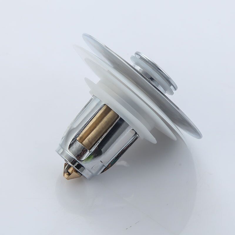 美规弹跳式下水器芯面盆下水弹跳器防堵过滤弹跳芯按压式漏水塞子