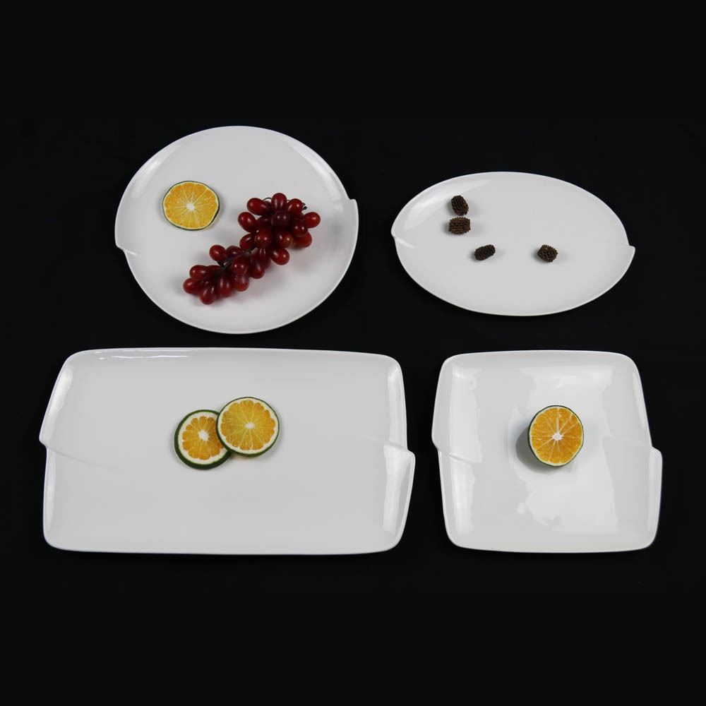 创意异形设计欧冠陶瓷碗盘碟酒店家餐厅菜盘摆盘西餐中餐餐具套装