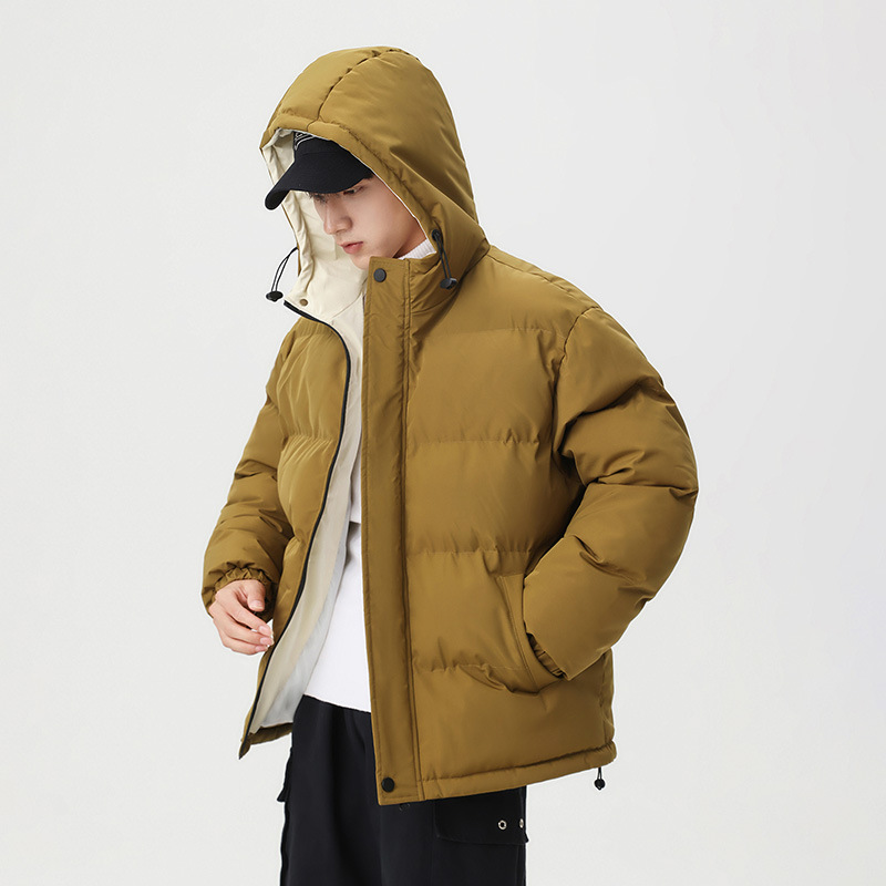 冬季青少年潮流棉衣男韩流时尚学生装休闲运动加厚保暖棉服外套女