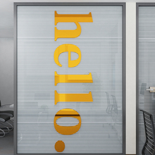 O1hello英文字母贴纸办公室墙面装饰标语企业文化励志公司会议
