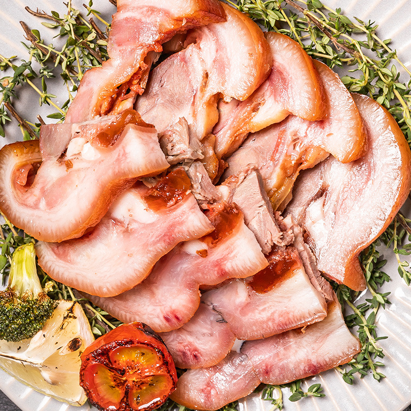 柏慧猪头肉400g熟食酱卤食品即食猪头肉东北五香卤味下酒肉食