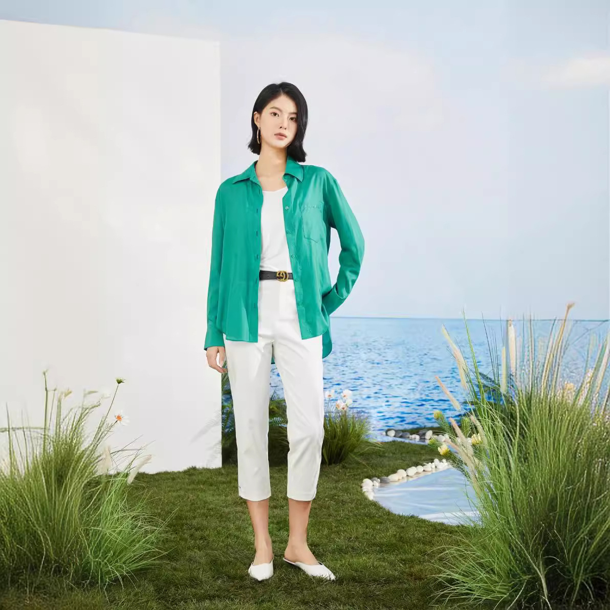 品牌折扣女装撤柜郑州商务女装名妹夏连衣裙西装外套实体直播批发