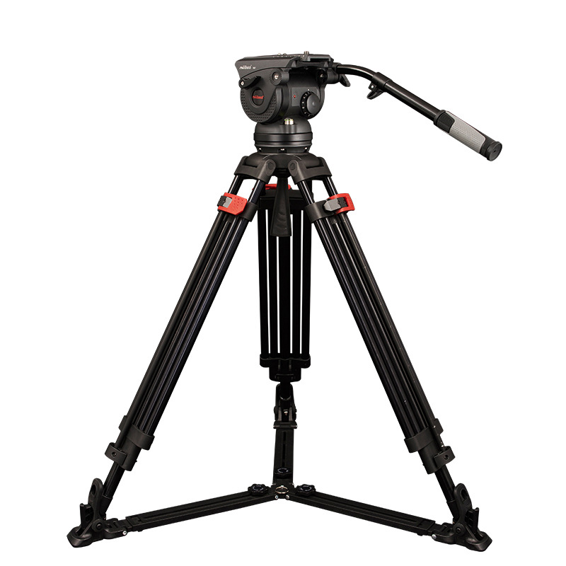 miliboo米泊铁塔m8dl摄影摄像机三脚架重型 电影级液压阻尼云台