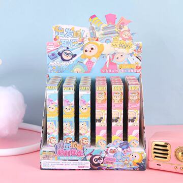 蛋宝派对盲盒中性笔拍22发24惊喜盲盒抽奖再来一盒st笔头速干22 2