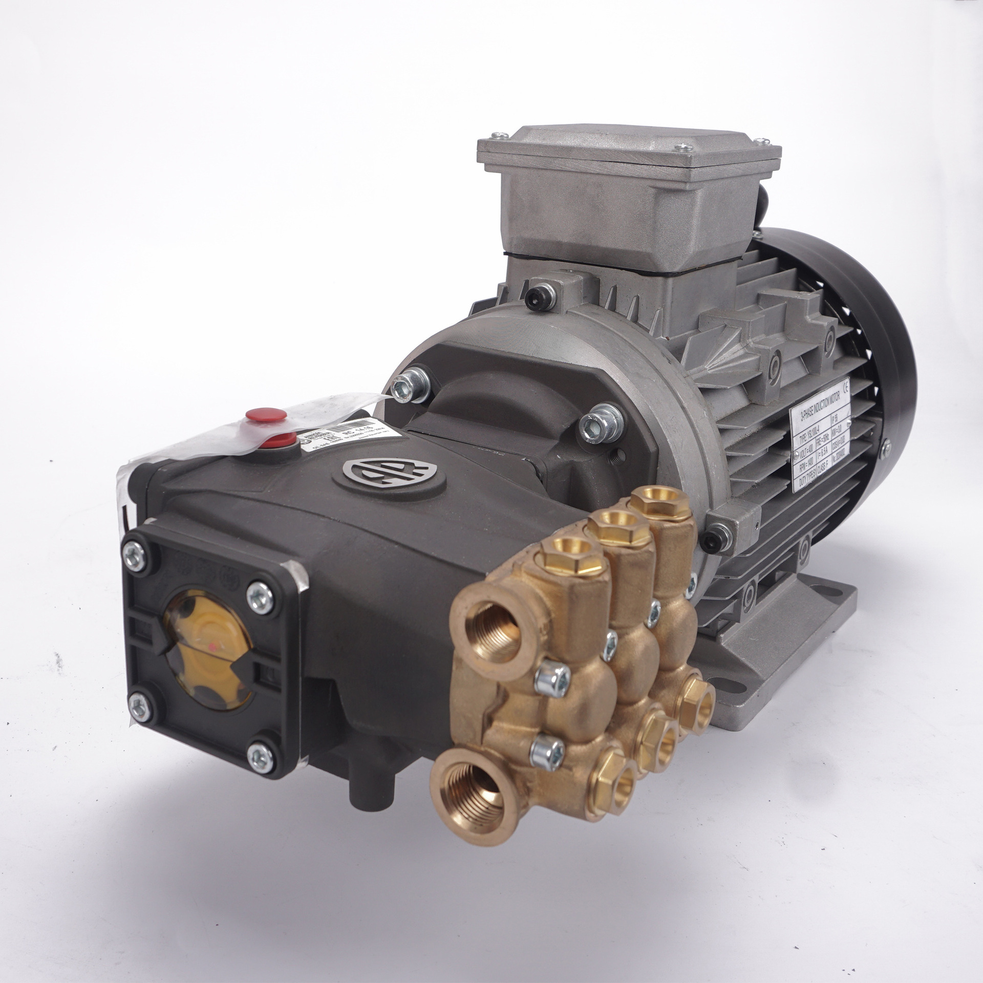 跨境电商 超高压清洗机泵不锈钢泵ar泵头三项感应电动机220v