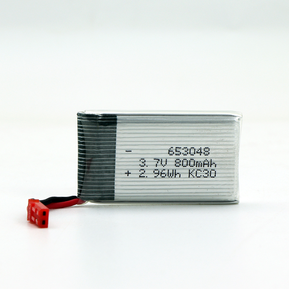 LOOYBAT 3.7V 653048 800mAh 20C KC认证 电动玩具航模锂电池