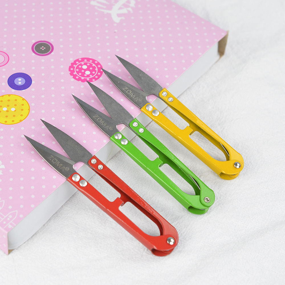 弹簧纱剪十字绣剪服装缝纫剪小剪刀 zoma牌防锈纱剪 剪布头小剪刀