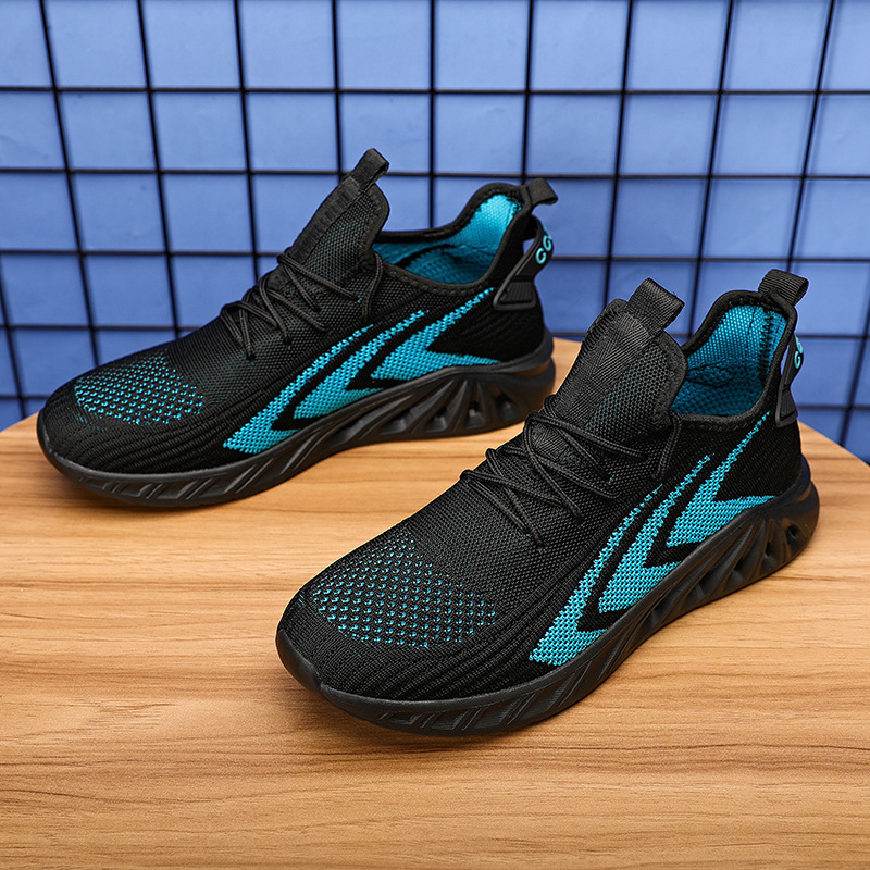 the newc128男鞋飞织跑步鞋轻便休闲网布面运动鞋春夏mens shoes