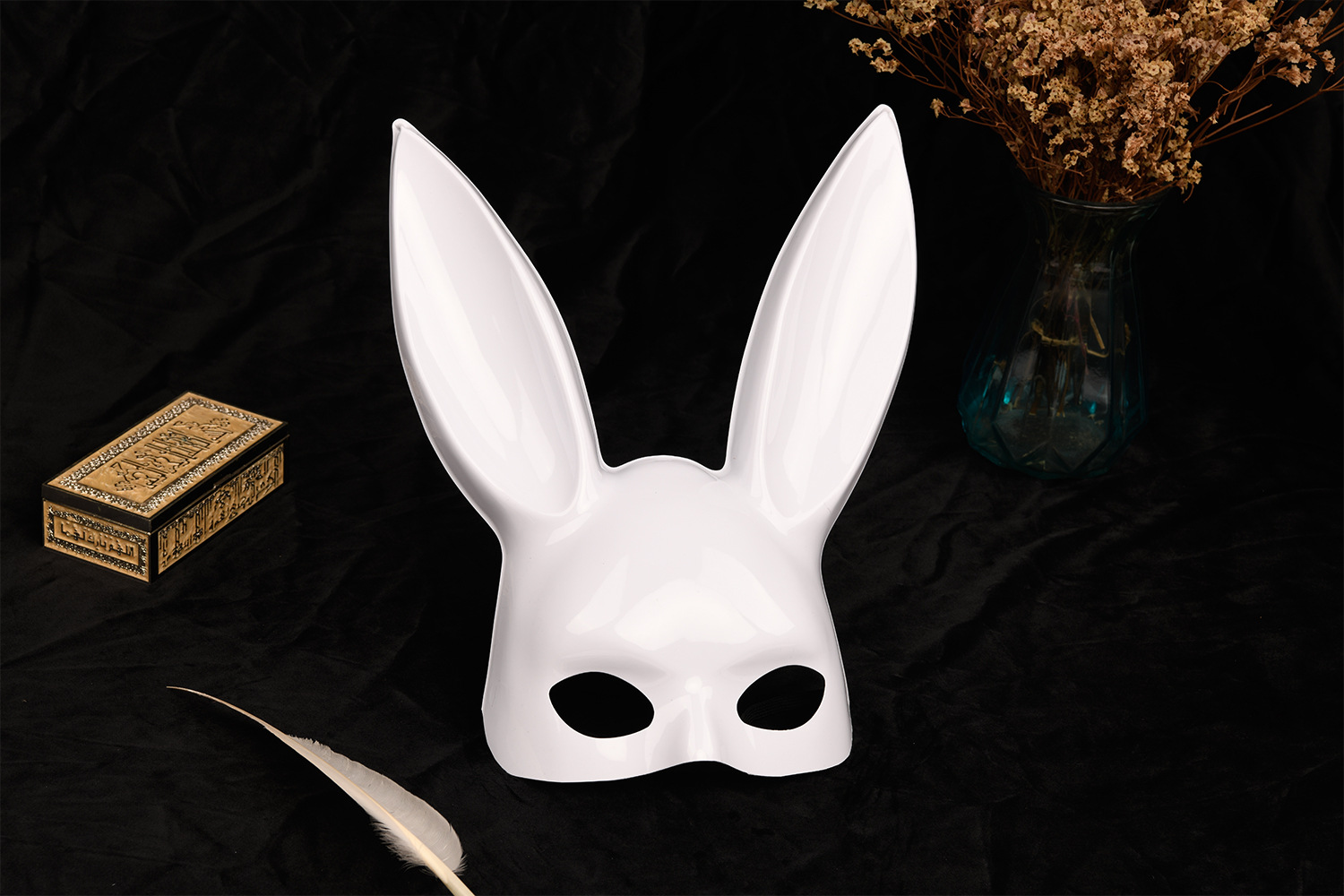 兔子面具夜店成人情趣化妆舞会面具女生兔女郎耳朵面具兔子面具