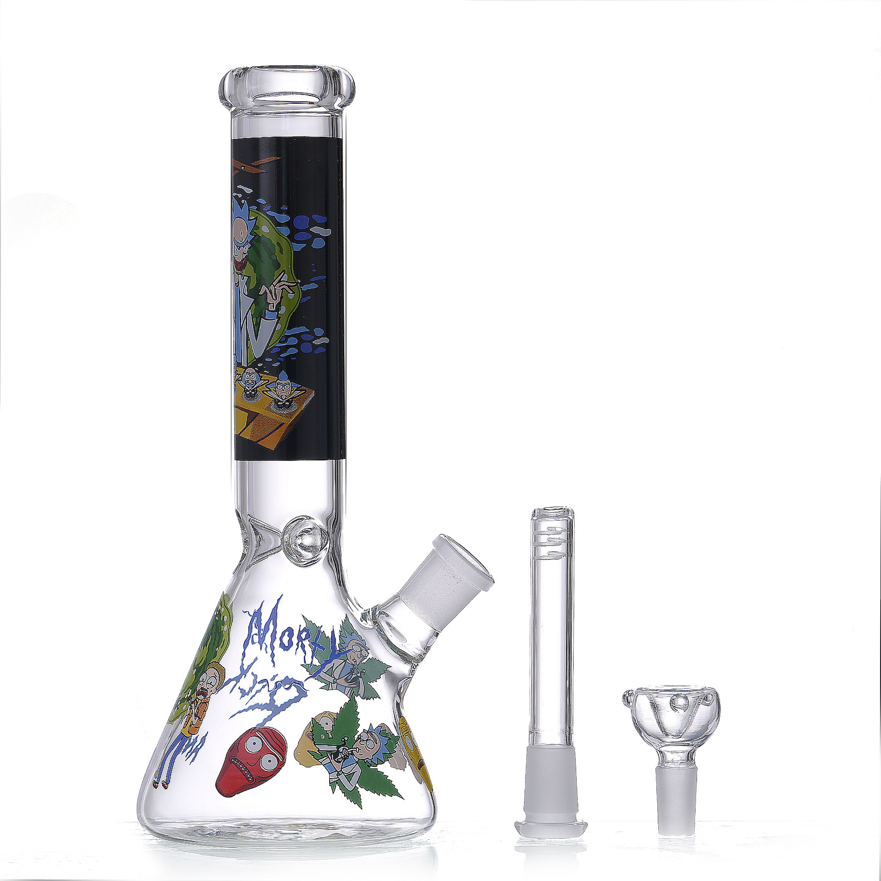 外贸新款 玻璃烟斗 玻璃烟枪 玻璃水烟 玻璃烟具 silicone pipe