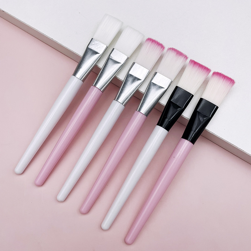 软毛面膜刷硅胶面膜刷化妆刷美容刷子调膜刷面膜涂抹器现货批发