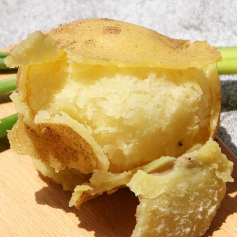 甘肃定西年新鲜土豆马铃薯/斤沙面粉糯黄皮白心黄心土豆