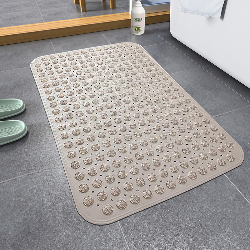 Square Non-Slip Mat Bathroom Mat Bath Anti-Fall Environmentally Friendly Home Shower Room Suction Cup Floor Mat Bathroom Massage Foot