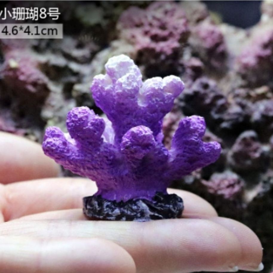 水族箱造景仿真迷你海胆海葵珊瑚鱼缸装饰用品海水缸海星树脂摆件