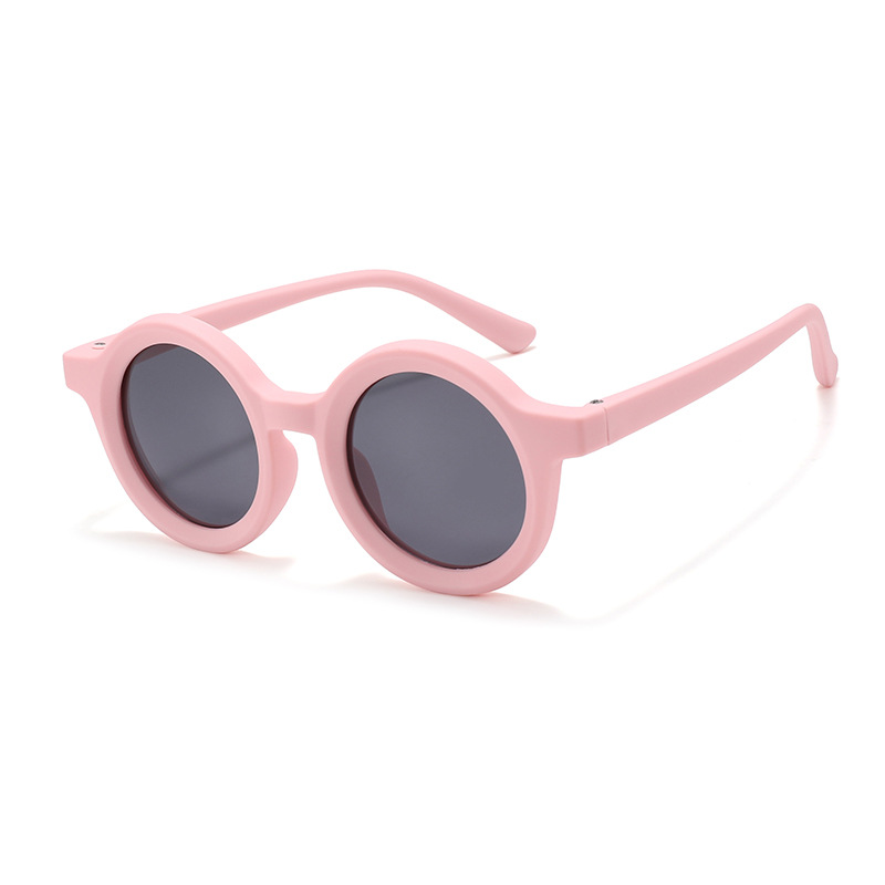 2024 New Fashion round Frame Silicone Polarized Sunglasses UV Protection Kids' Sunglasses Sunglasses Jc113