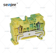 供应厂家ST2.5-PE弹簧式接地端子笼式黄绿接地端子批发、促销价格