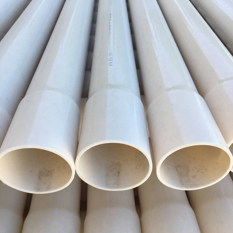 pvc排水管材大口径埋地农田灌溉管pvc通风消音排水管下水管现货