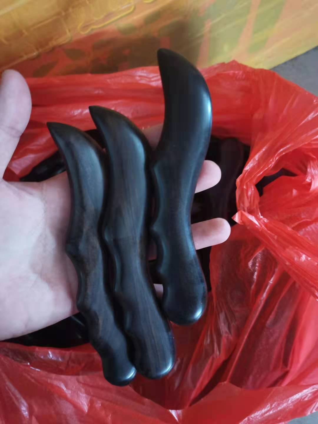 檀木刮痧刀加厚大号 按摩全身背部刮痧刀 多用处刮板