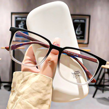 新款复古木纹防蓝光眼镜超轻TR90男女通用素颜大脸显瘦近视眼镜框