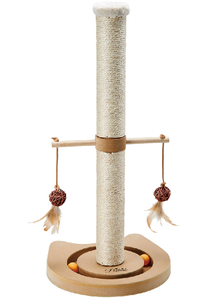 猫抓柱剑麻立式猫抓板爬架大型磨爪器不掉屑多功能猫咪剑麻玩具批