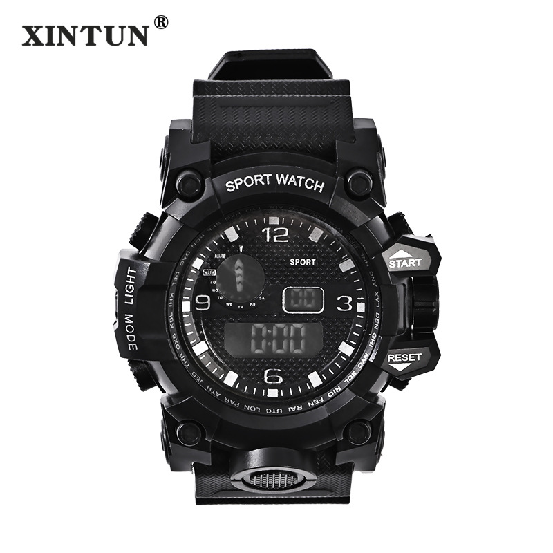 Cross-Border Wholesale Electronic Watch Men's Fashion Fashion Student Watch Casual Waterproof Luminous LED Electronic Watch Delivery