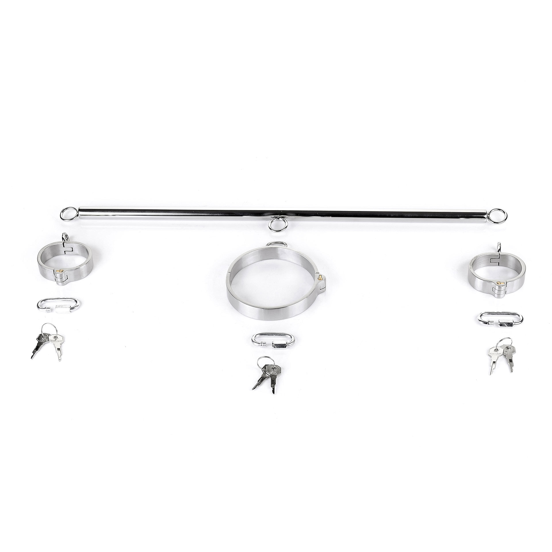 插销锁款不锈钢可拆卸手颈一字枷3