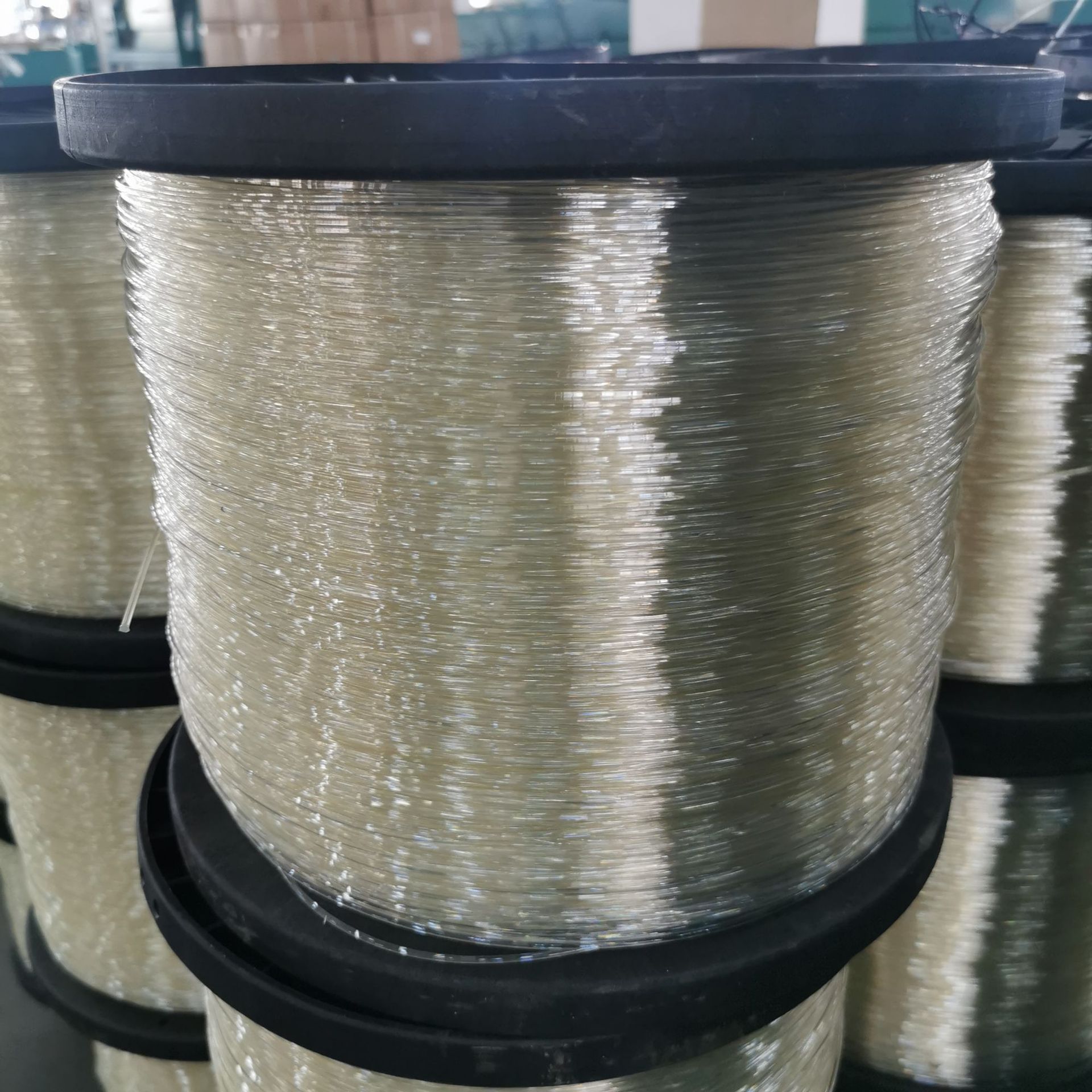 厂家定制各规格塑钢线 温室大棚用托幕线 2.0 2.2mm 本色