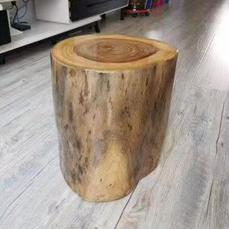 香樟木墩实木根雕凳子茶桌大板配椅茶几墩子原木树墩圆墩子驱蚊
