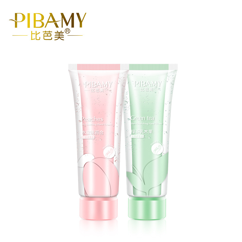 Bibamei Peach Green Tea Hand Cream Moisturizing Skin Hand Cream Prevent Dry Refuse Mother's Hand