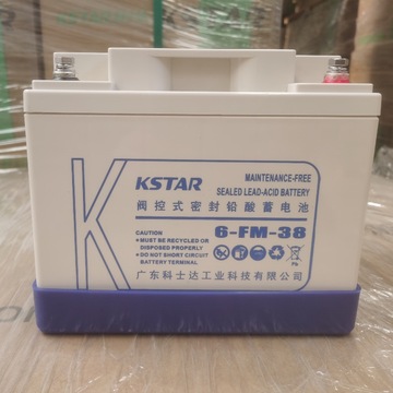 科士达蓄电池6-fm-24 38 65 100 200阀控式铅酸免维护电瓶 kstar