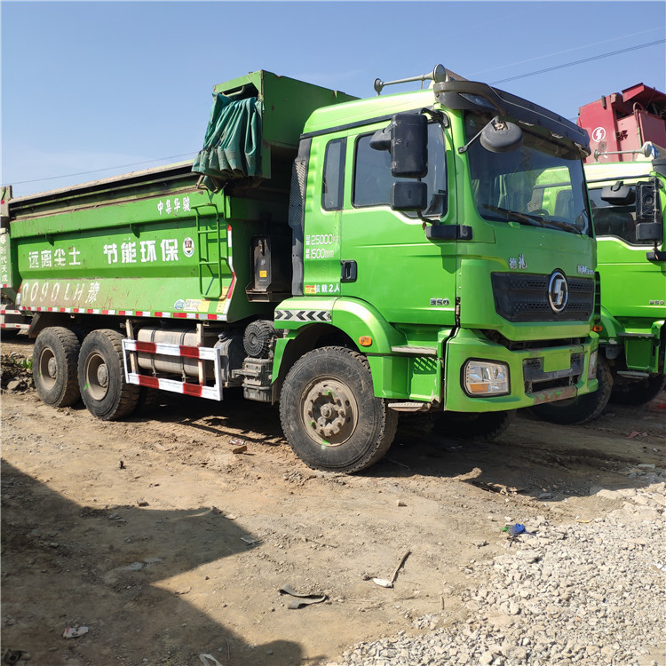 二手自卸车出售 德龙后八轮翻斗车 国五土方环保渣土车全手续