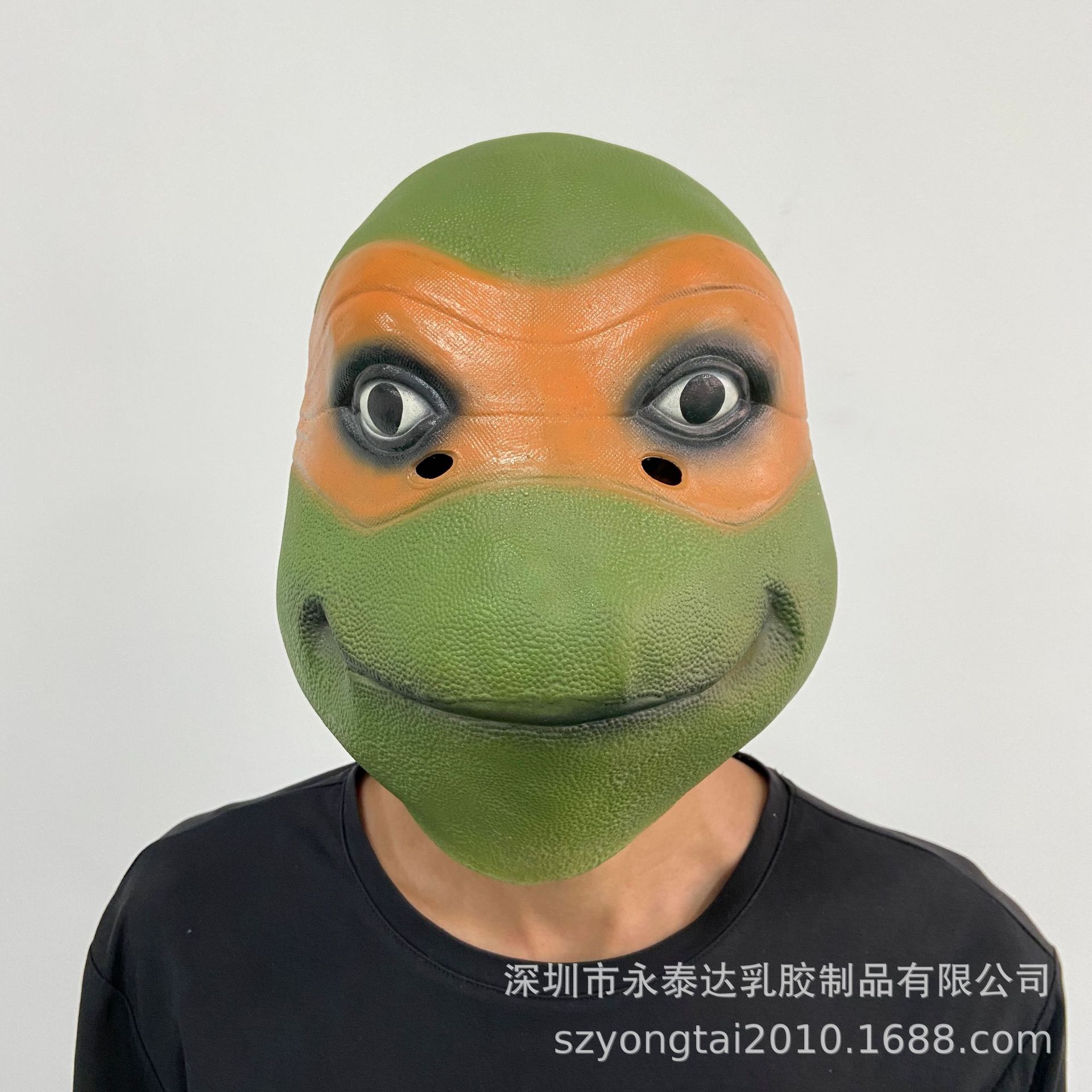 忍者神龟面具 乳胶头套 化妆舞会派对cosplay 万圣节搞笑表演道具