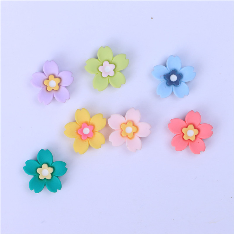 Cream Glue Epoxy DIY Homemade Phone Case Barrettes Petal Flower Resin Accessory Material Package Decorative Accessories