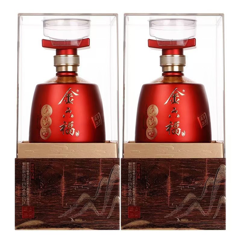金六福金樽藏品兼香型白酒四川优质纯粮酿造婚宴喜宴批一件代发整