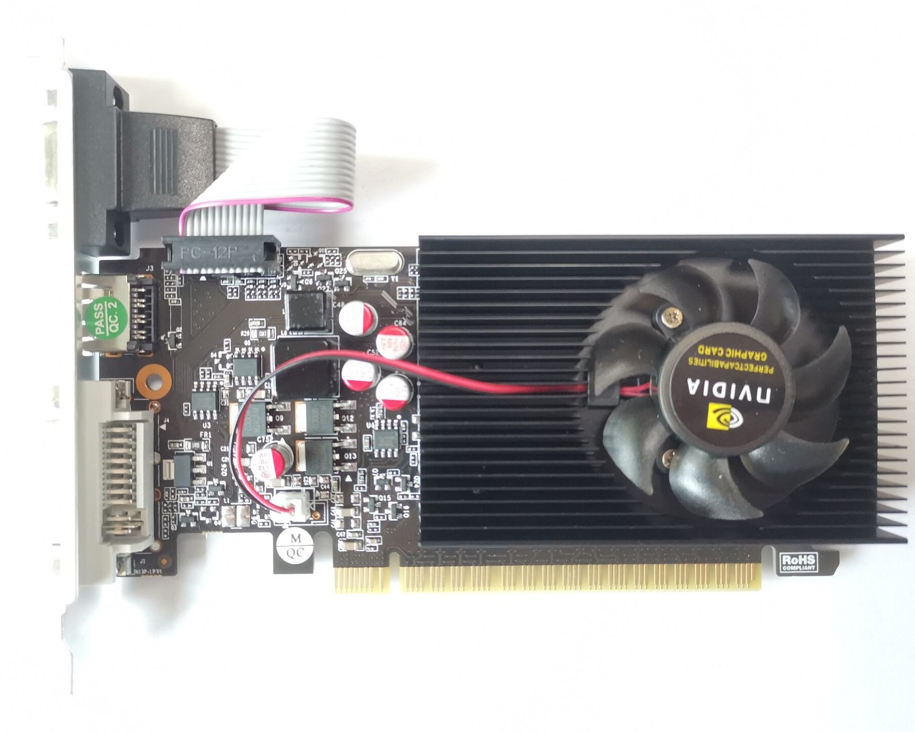 全新gt730显卡 2g台式机显卡支持十代cpu 大小机箱通用