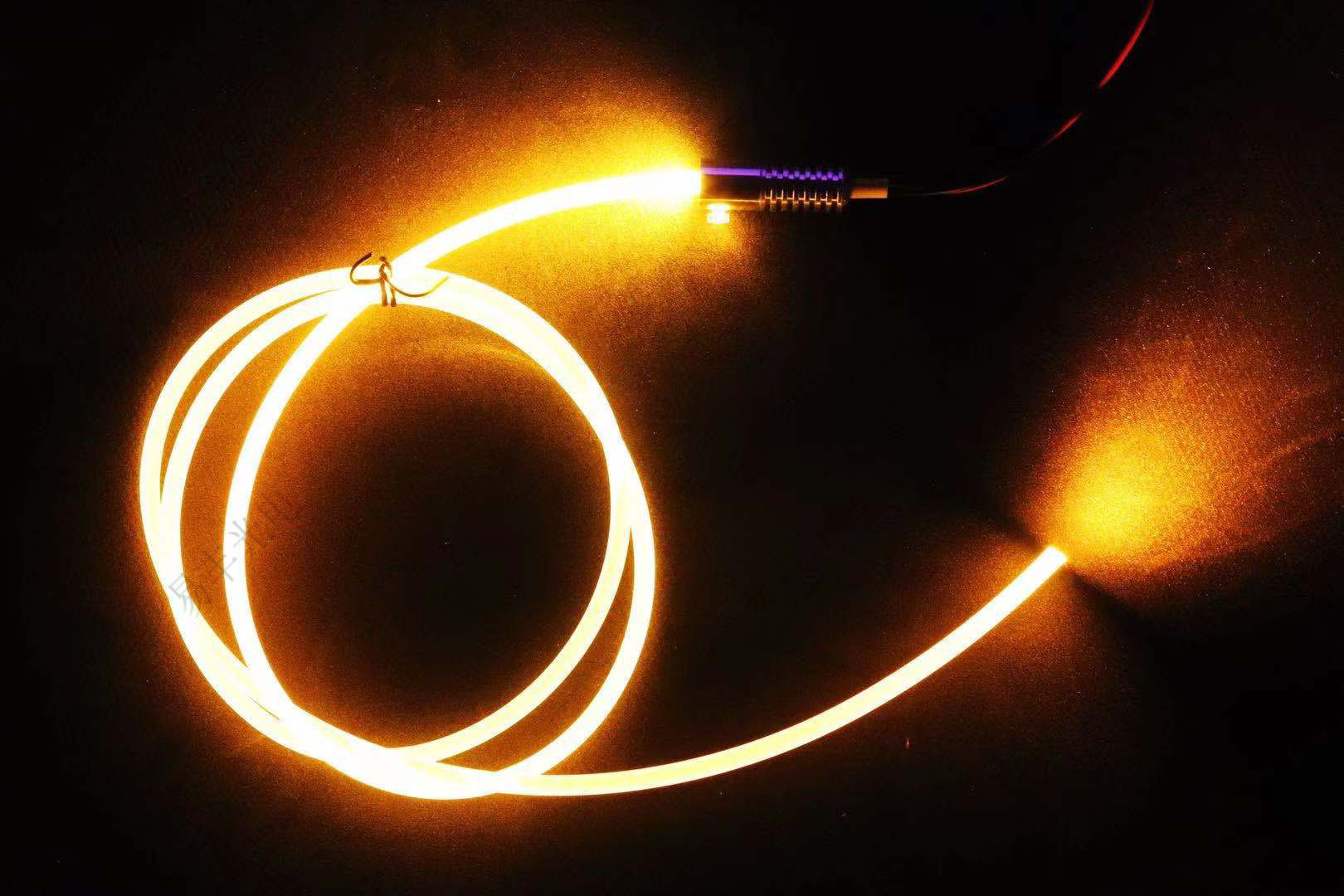 软质导光条 电子产品装饰6mm尾部端点发光 透明光纤材料发光管