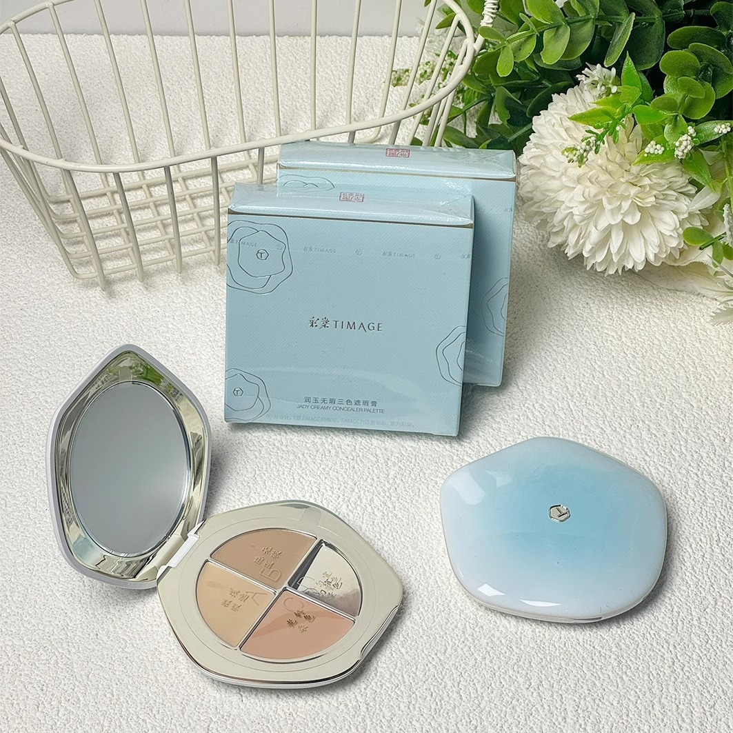 彩棠三色遮瑕盘遮瑕膏遮斑点痘印泪沟法令纹黑眼圈男女通用-阿里巴巴