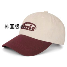 韩国款emiss同款棒球帽鸭舌帽 is emis brand